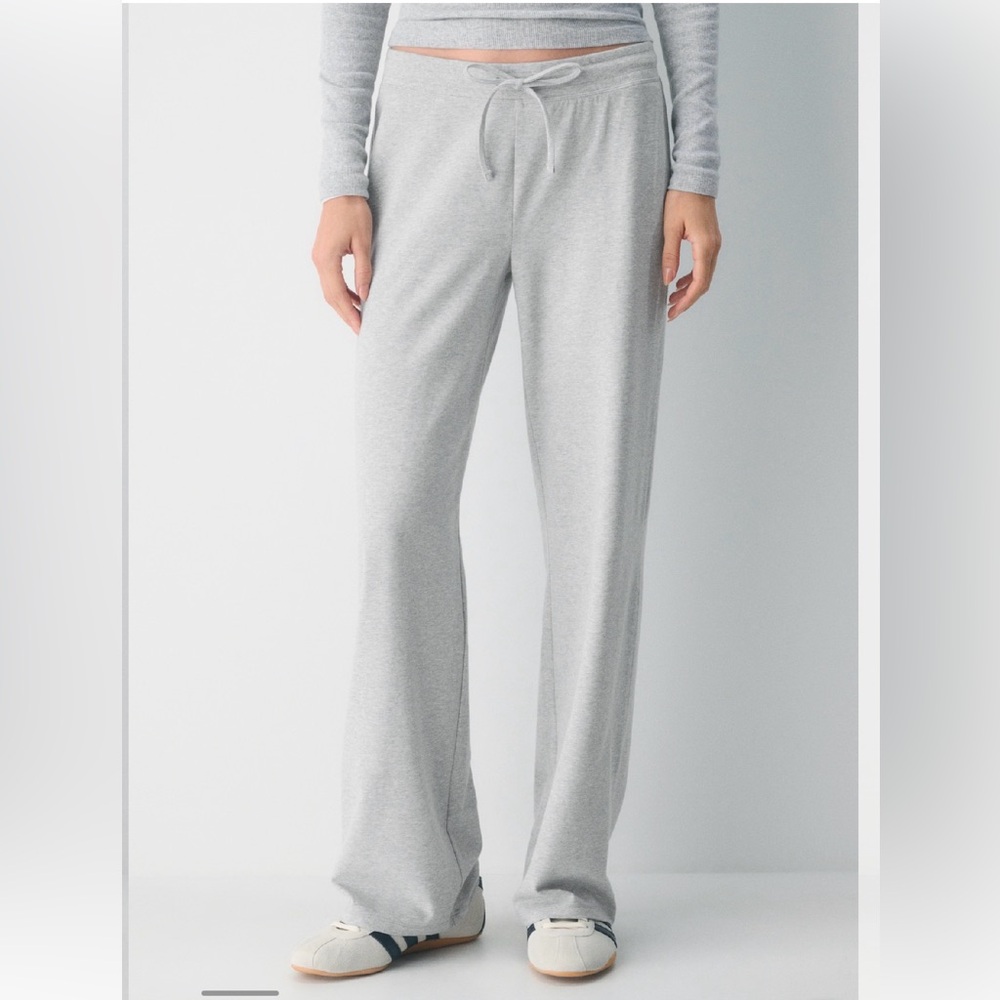 Aritzia Homestretch Mid Rise Heather Gray Lounge Pants